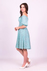 Сукня жіноча Актуаль 527 фіалка білий софт бірюзове