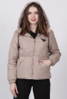 Куртка короткая Актуаль 98830 плащевка капучино