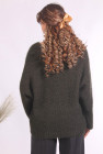 Светр жіночий Актуаль 99047 в'язка хакі