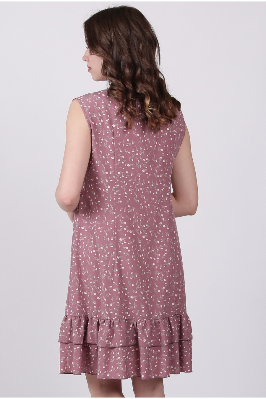 Сукня жіноча Актуаль 439 білий софт рожевий